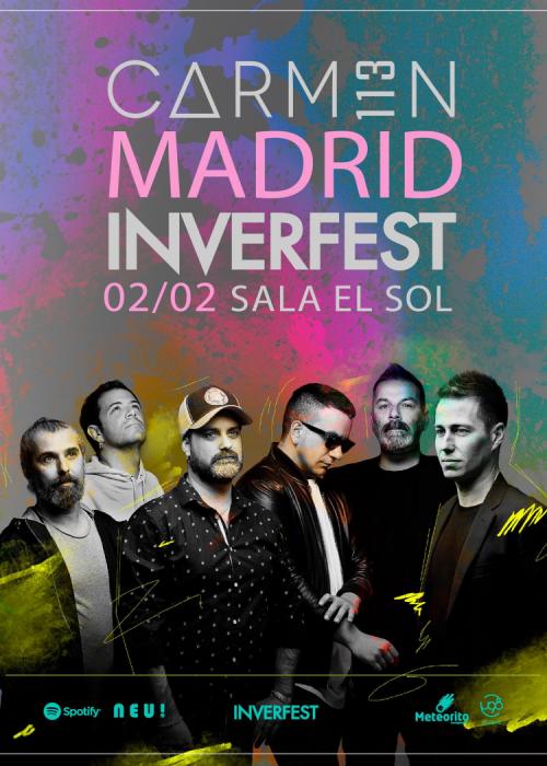 Cartel de Concierto de Carmen 113 en Madrid