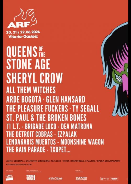 Cartel de Azkena Rock Festival 2024
