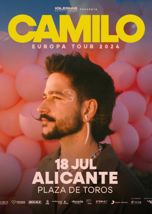 Cartel de Concierto de Camilo en Alicante