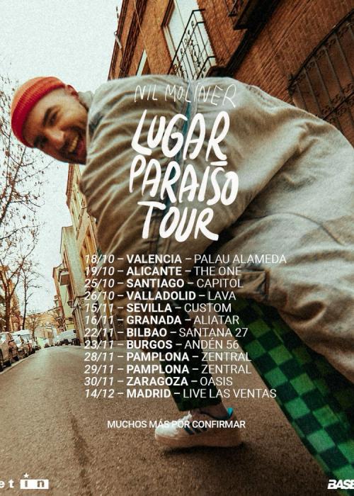 Cartel de Concierto de Nil Moliner en Valencia