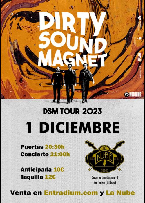 Cartel de Concierto de DIRTY SOUND MAGNET en Bilbao