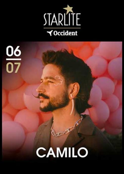 Cartel de Concierto de Camilo en Málaga