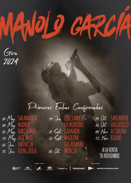 Cartel de Concierto de Manolo Garcia en Mairena de Aljarafe