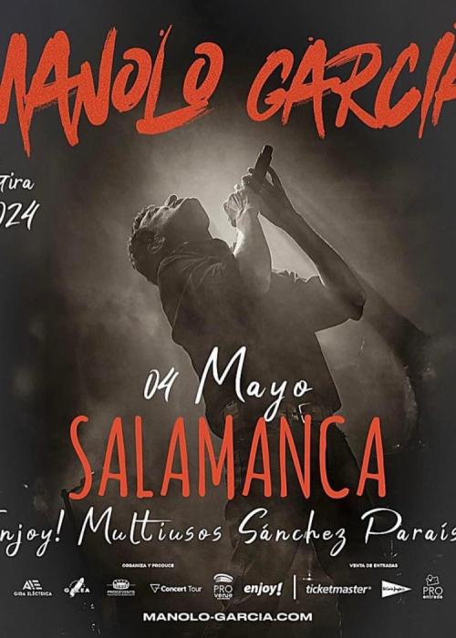 Cartel de Concierto de Manolo Garcia en Salamanca