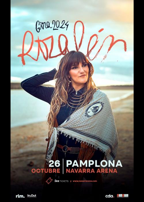 Cartel de Concierto de Rozalén en Pamplona/Iruña