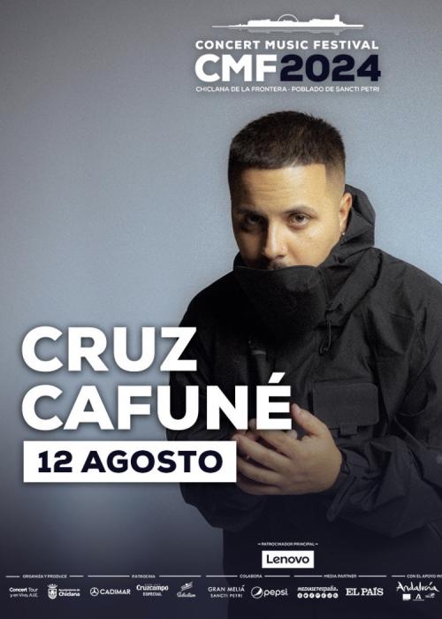 Cartel de Concierto de Cruz Cafuné en Chiclana de la Frontera