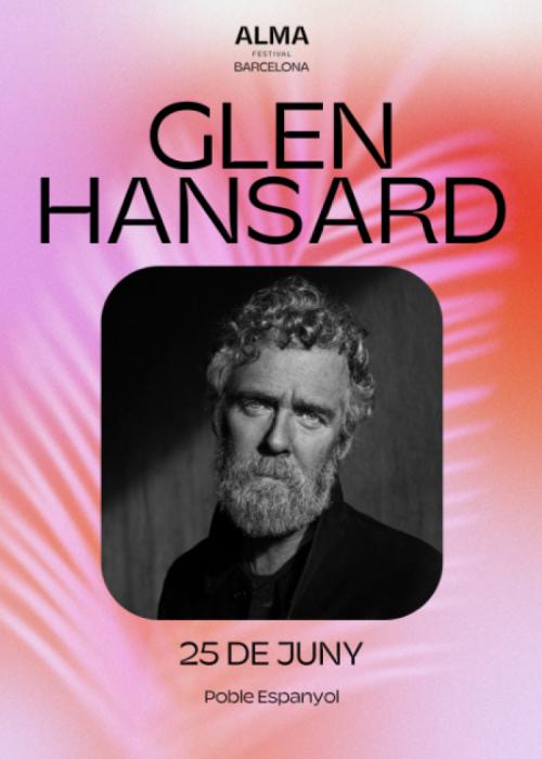 Cartel de Concierto de Glen Hansard en Barcelona