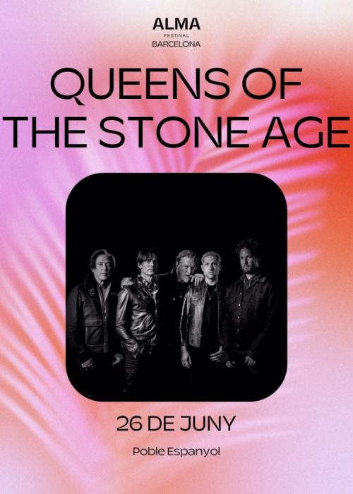Cartel de Concierto de Queens of the Stone Age en Barcelona