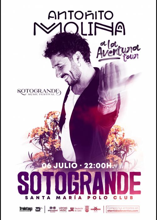 Cartel de Concierto de Antoñito Molina en San Roque