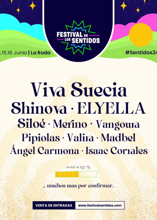 Cartel de Festival de Los Sentidos 2024