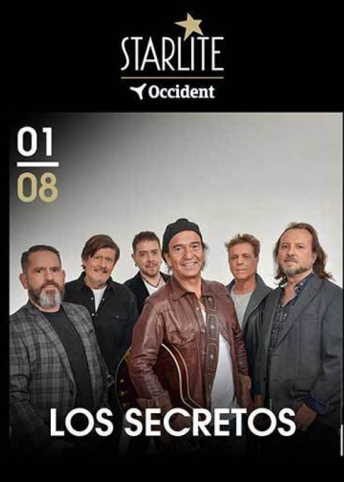 Cartel de Concierto de Los Secretos en Málaga