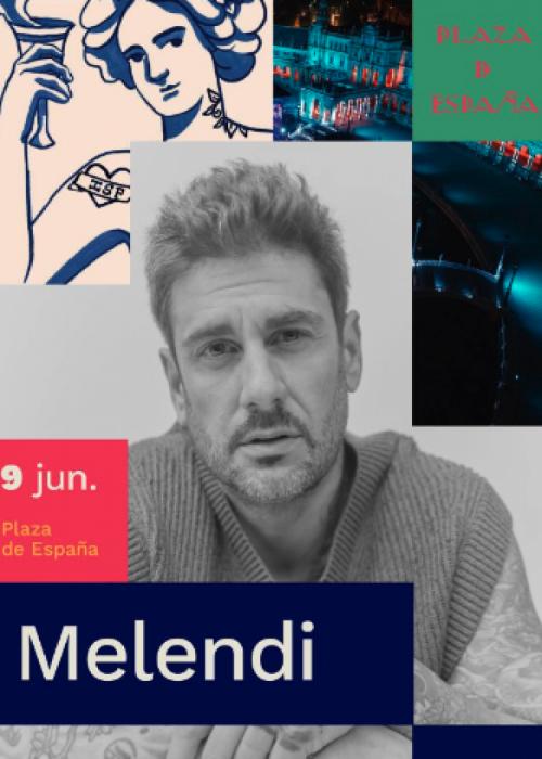 Cartel de Concierto de Melendi en Sevilla