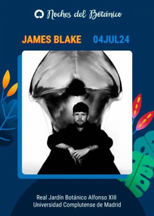 Cartel de Concierto de James Blake en Madrid