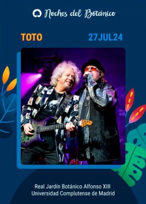 Cartel de Concierto de Toto en Madrid