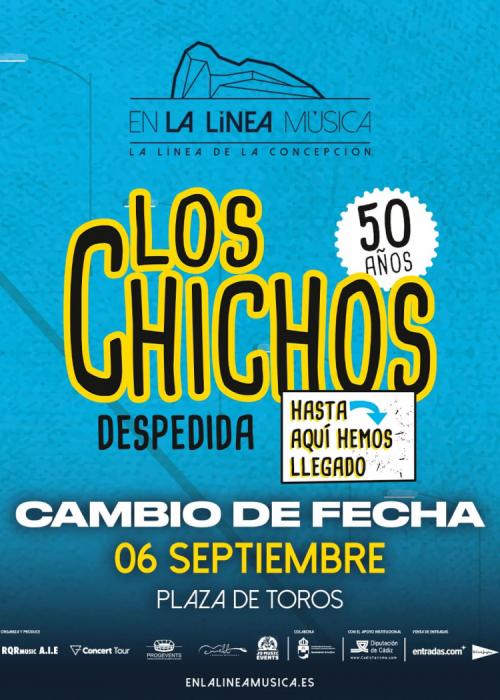 Cartel de Concierto de Los Chichos en La Línea de la Concepción
