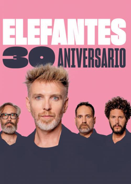 Cartel de Concierto de Elefantes en Barcelona