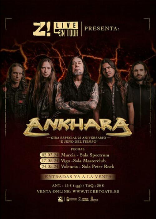 Cartel de Concierto de Ankhara en Murcia