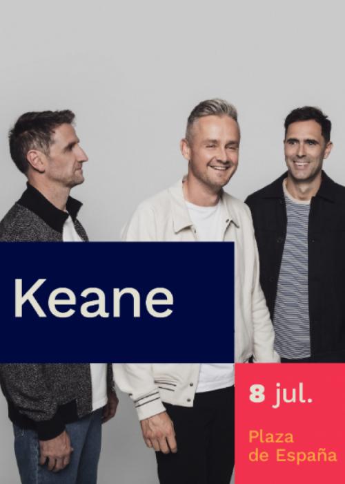 Cartel de Concierto de Keane en Sevilla