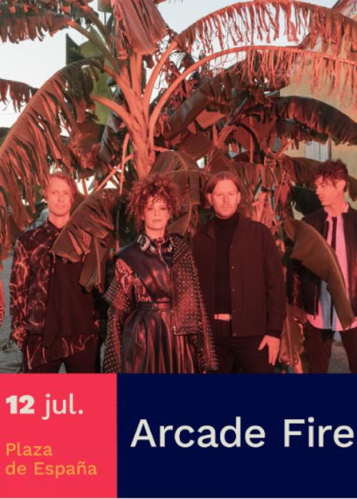 Cartel de Concierto de Arcade Fire en Sevilla