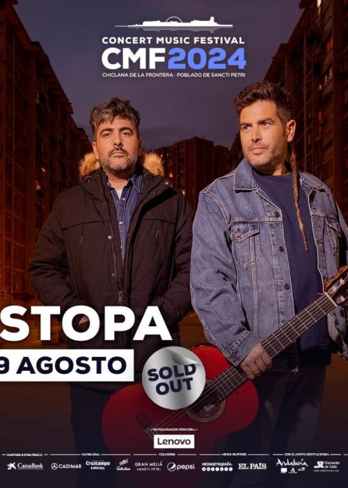 Cartel de Concierto de Estopa en Chiclana de la Frontera