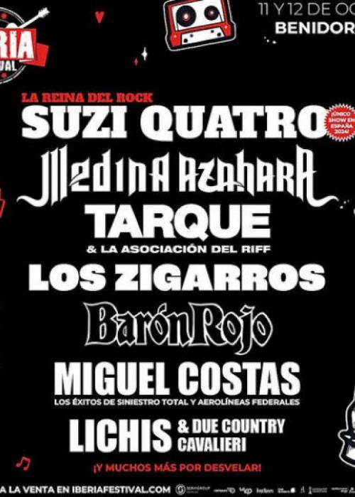 Cartel de Iberia Festival Benidorm 2024