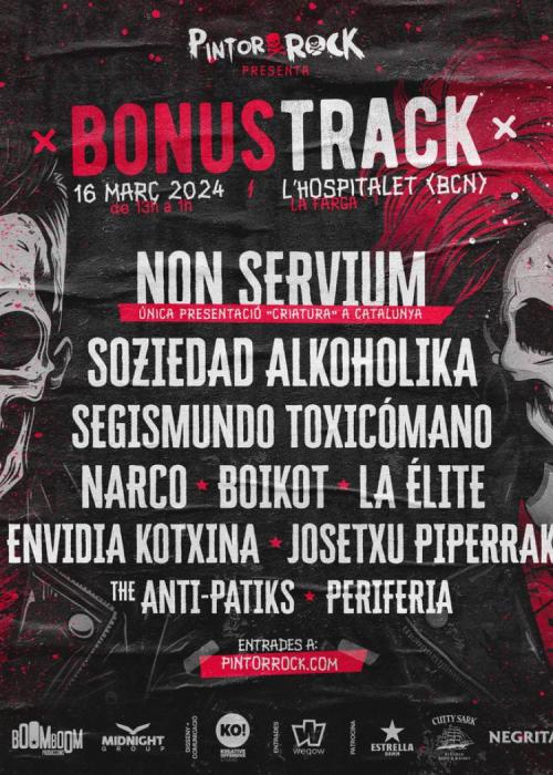 Cartel de Bonus Track de PintorRock 2024
