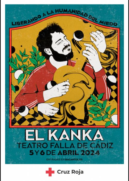 Cartel de Concierto de El Kanka en Cádiz