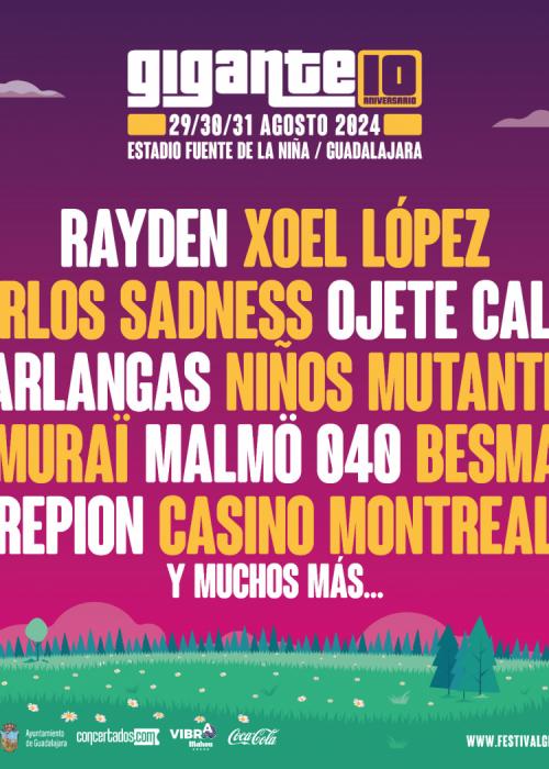 Cartel de Festival Gigante 2024