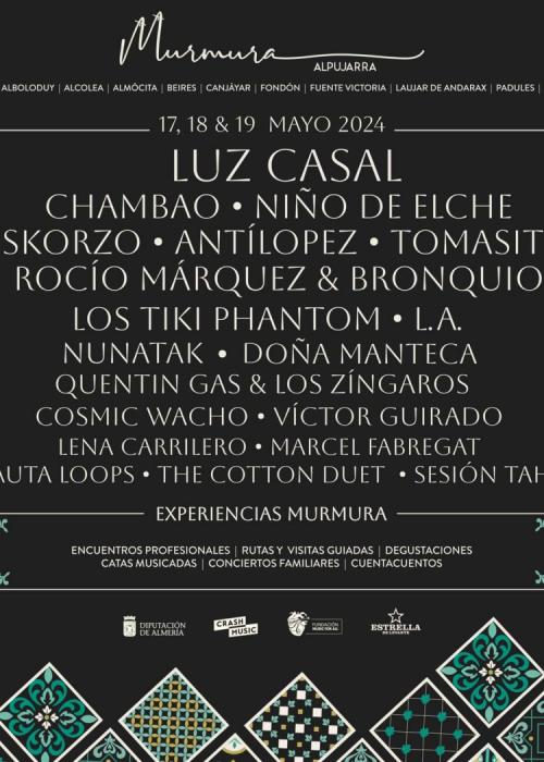 Cartel de Festival Murmura 2024