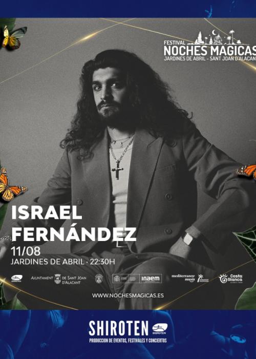 Cartel de Concierto de Israel Fernández en Alicante