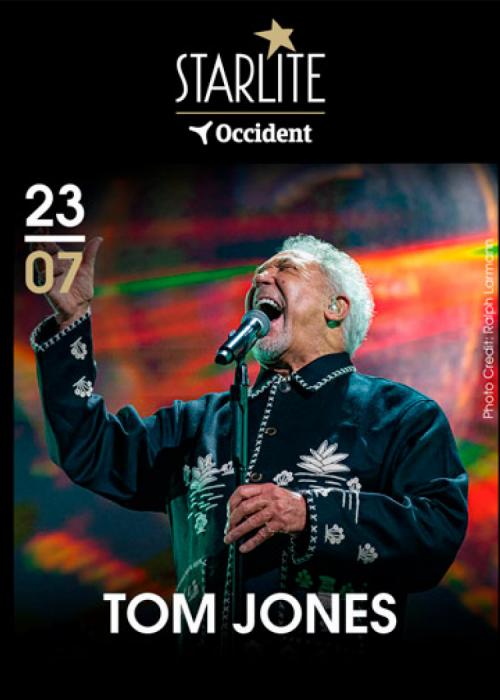 Cartel de Concierto de Tom Jones en Málaga