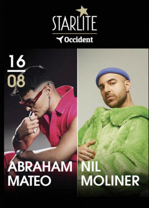 Cartel de Concierto de Abraham Mateo + Nil Moliner en Málaga