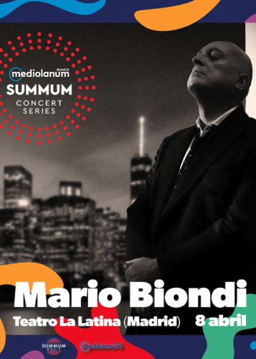 Cartel de Concierto de Mario Biondi en Madrid