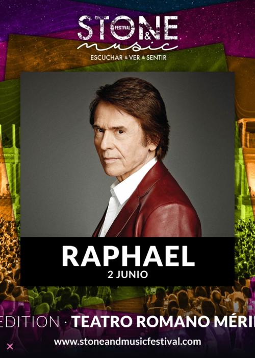 Cartel de Concierto de Raphael en Mérida
