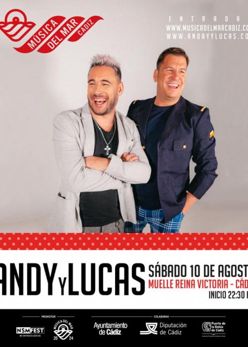 Cartel de Concierto de Andy & Lucas en Cádiz
