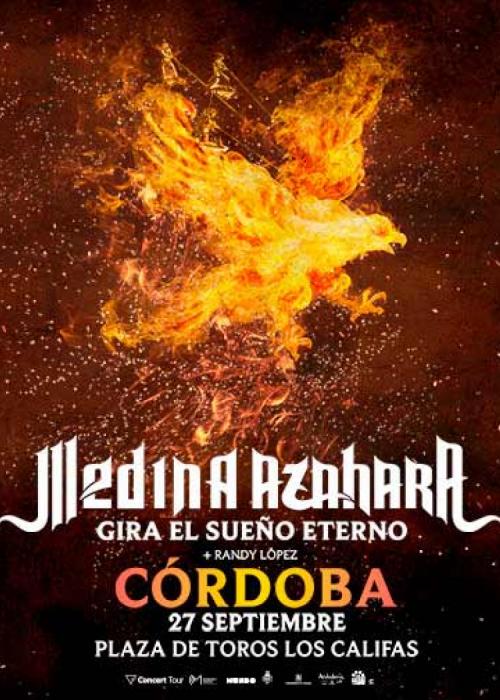 Cartel de Concierto de Medina Azahara en Córdoba