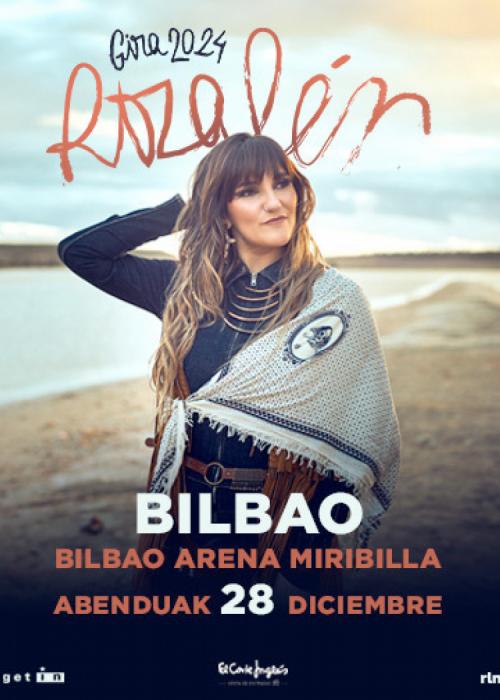 Cartel de Concierto de Rozalén en Bilbao