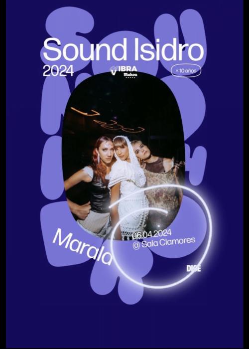 Cartel de Concierto de Marala en Madrid