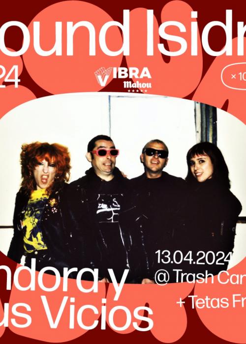 Cartel de Concierto de Endora y sus Vicios + Tetas Frías en Madrid