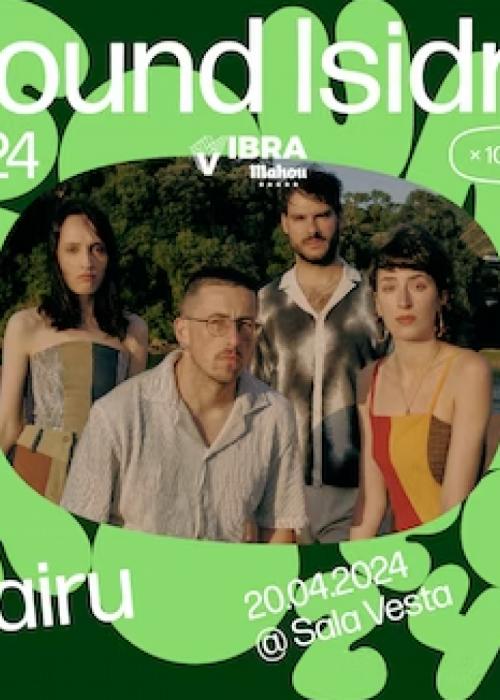 Cartel de Concierto de Airu en Madrid