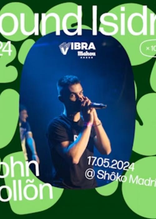 Cartel de Concierto de John Pollõn en Madrid