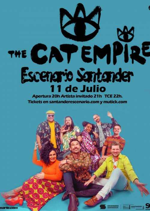 Cartel de Concierto de The Cat Empire en Santander