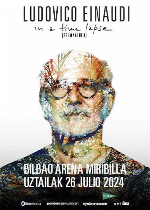 Cartel de Concierto de Ludovico Einaudi en Bilbao
