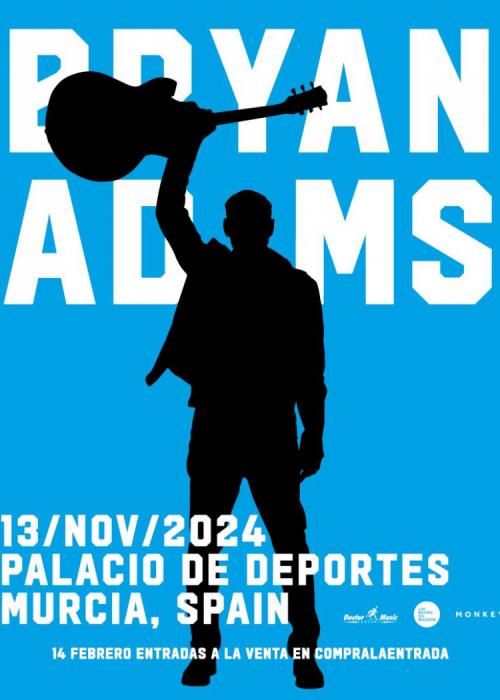 Cartel de Concierto de Bryan Adams en Murcia