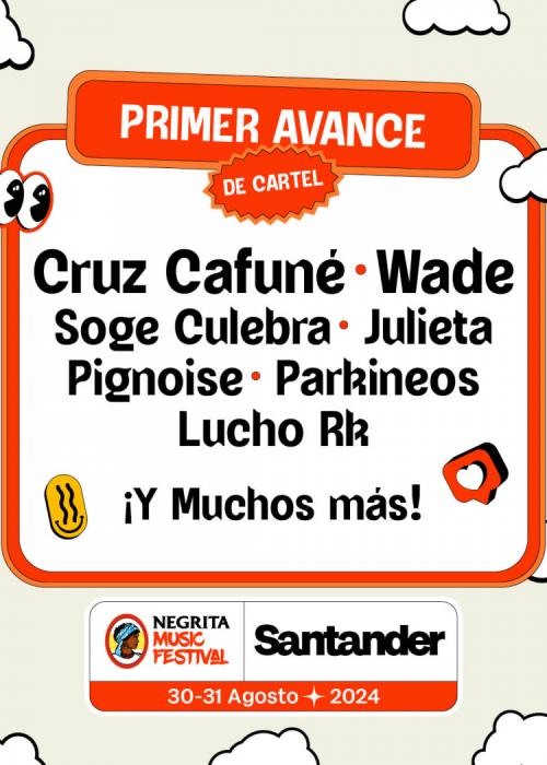 Cartel de Negrita Music Festival 2024 Santander