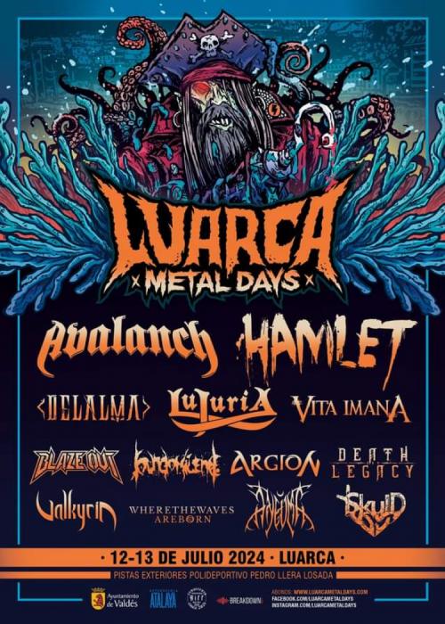 Cartel de Luarca Metal Days 2024