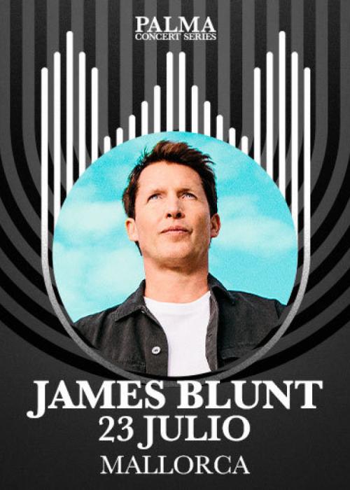 Cartel de Concierto de James Blunt en Palma de Mallorca