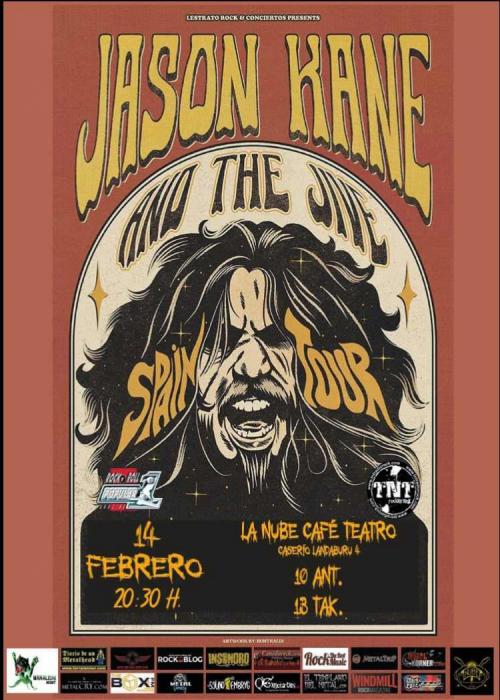 Cartel de Concierto de Jason Kane & The Jive en Bilbao