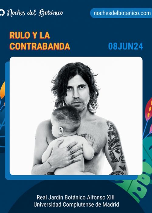 Cartel de Concierto de Rulo y La Contrabanda en Madrid