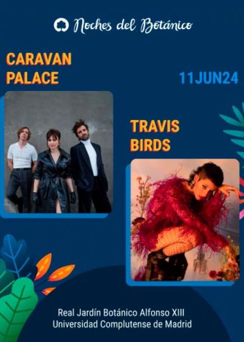 Cartel de Concierto de Caravan Palace + Travis Birds en Madrid